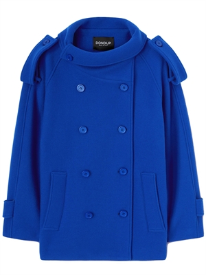 Dondup Peacoat Jakke, Cobalt Blue